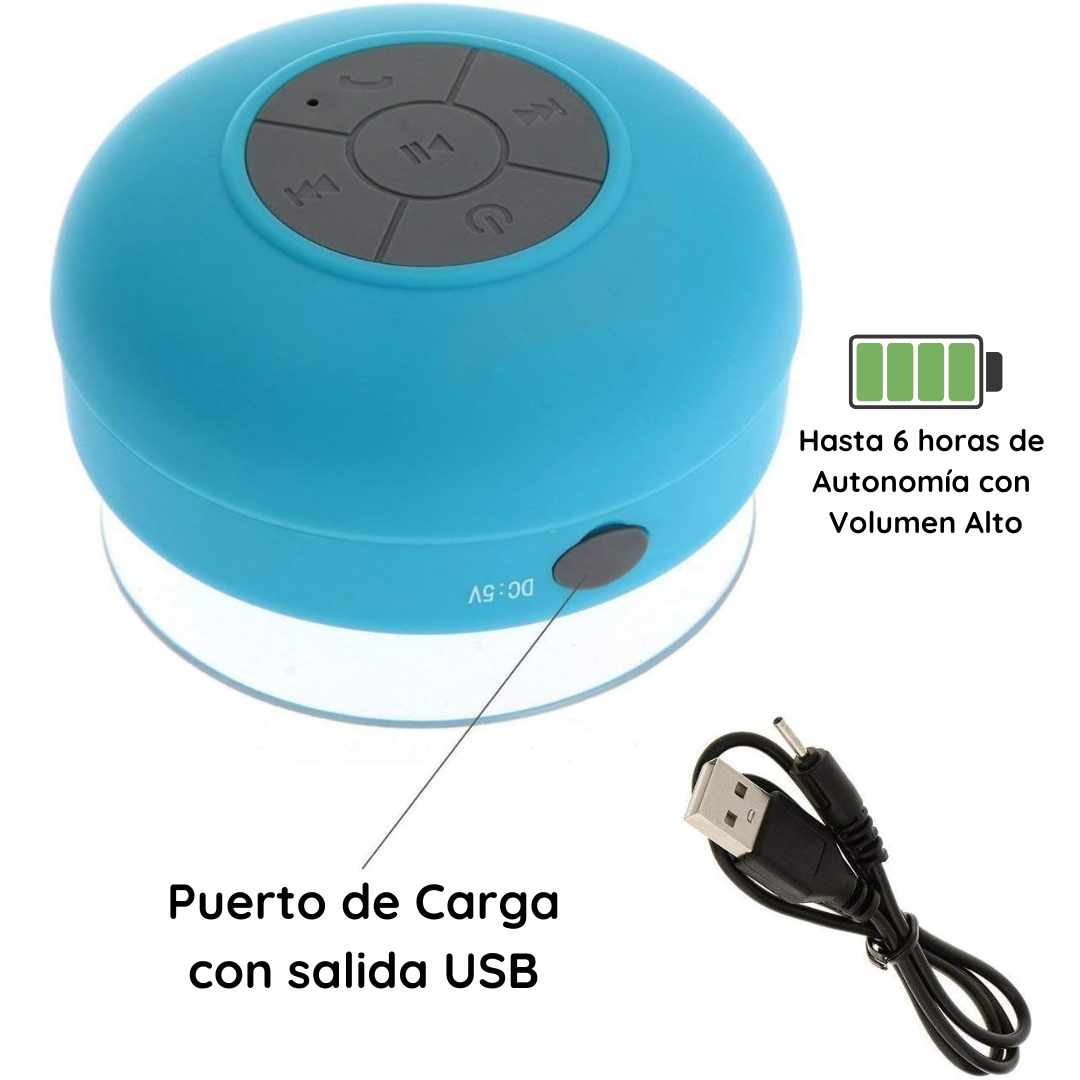 Altavoz Bluetooth Resistente al Agua