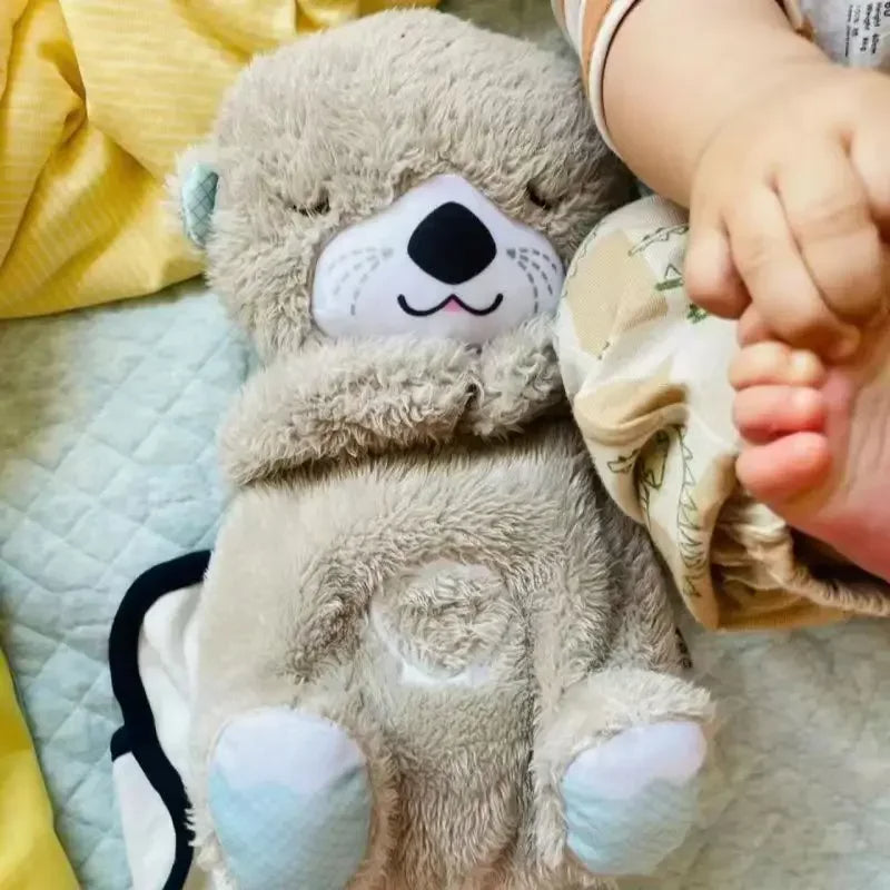 Nutria de Peluche Dulces Sueños que Respira de Verdad 😴